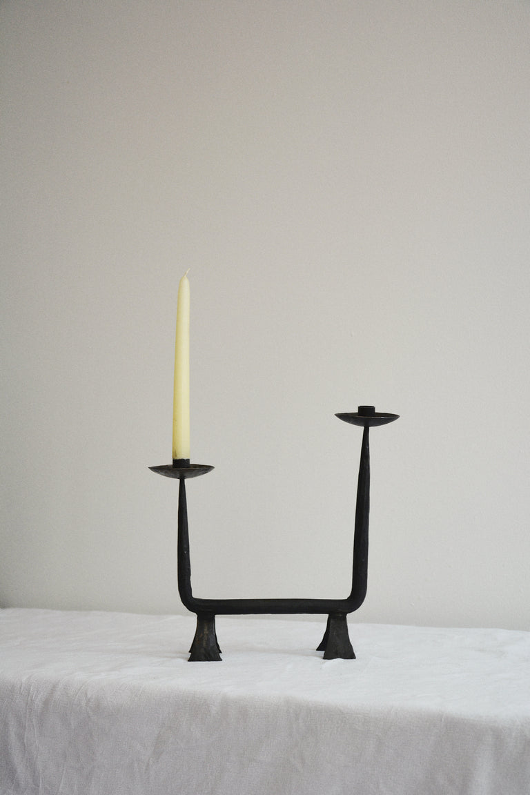 WROUGHT IRON CANDELABRA