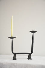 Load image into Gallery viewer, WROUGHT IRON CANDELABRA
