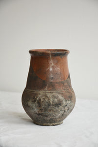 FRENCH ANTIQUE TERRACOTTA JUG