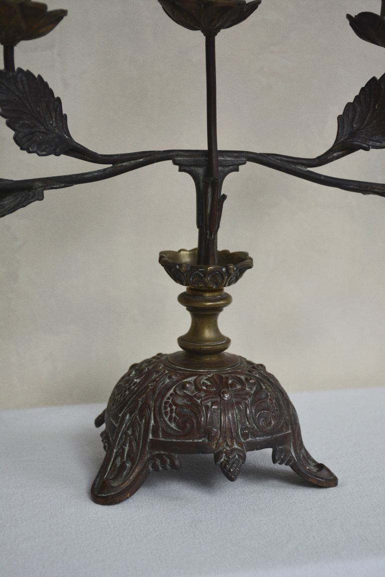 BRASS CANDELABRA