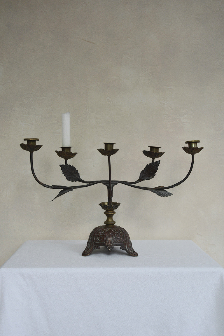 BRASS CANDELABRA