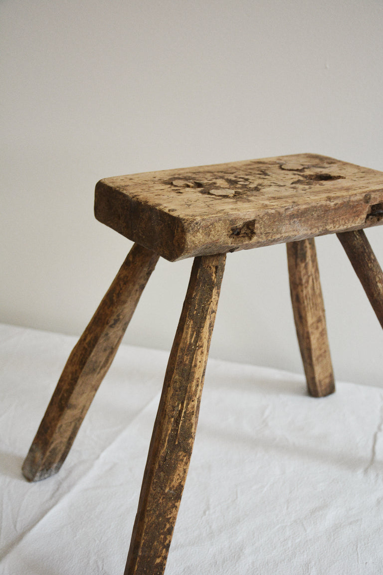 FRENCH WOODEN STOOL