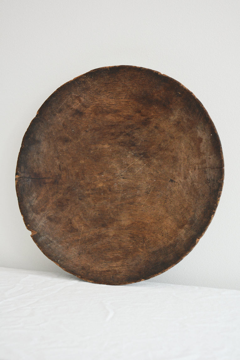 ANTIQUE WOODEN BOWL